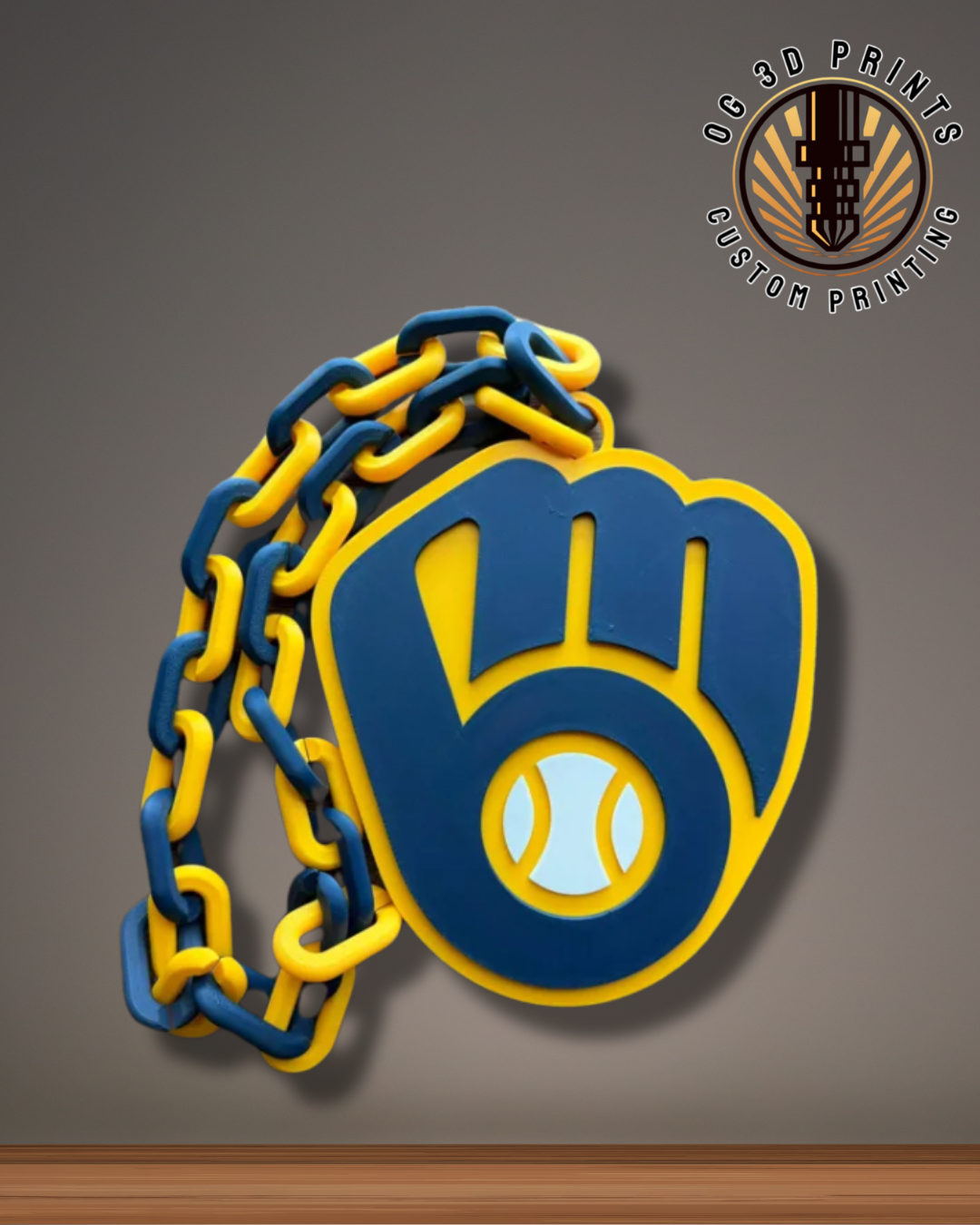 Milwaukee Brewers - 3D Chain