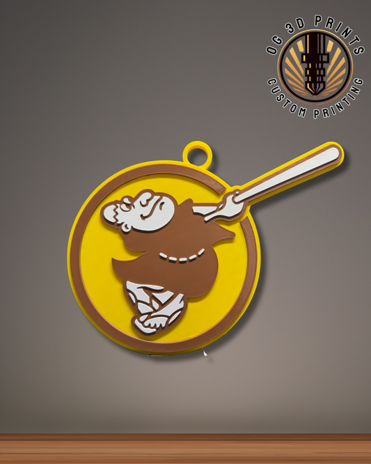 San Diego Padres Friar - 3D Chain
