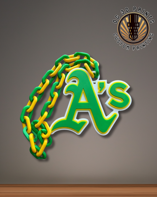 Oakland/Las Vegas Athletics - 3D Chain