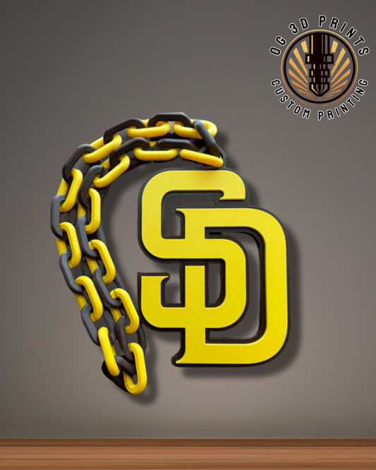 San Diego Padres - 3D Chain