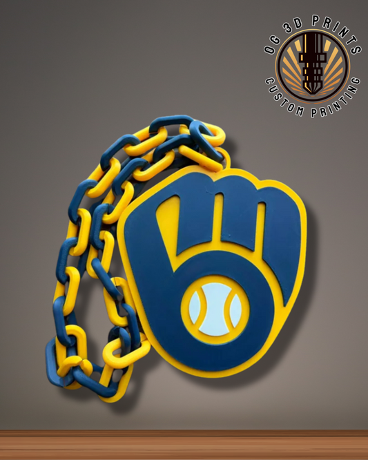 Milwaukee Brewers - 3D Chain