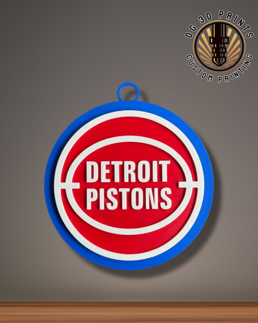 Detroit Pistons - 3D Chain