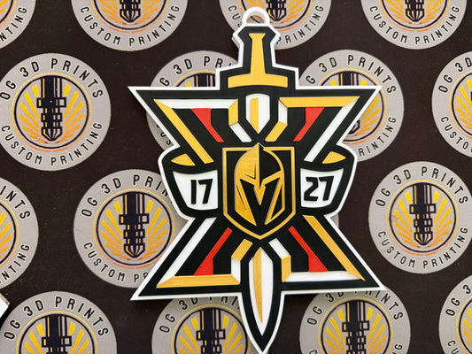 Vegas Golden Knights “X” ten years